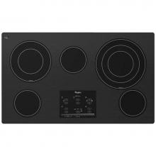 Whirlpool G9CE3675XB - Whirlpool Gold® 36-inch Electric Ceramic Glass Cooktop with Tap Touch Controls