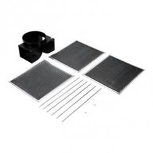 Whirlpool W11430940 - Range Hood Recirculation Filter: 2 Of Charcoal Filters, 4 Of Rod-Style Clips, 1 Of Delfector Dampe