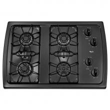 Whirlpool W3CG3014XB - 30-inch Gas Cooktop with 5,000 BTU AccuSimmer® Burner