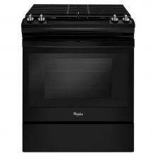 Whirlpool WEG515S0FB - 5.0 cu. ft. Front Control Gas Range with cast-iron grates