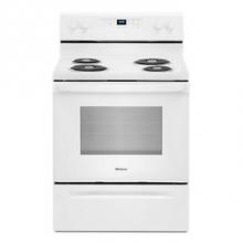 Whirlpool WFC150M0JW - 4.8 Cu Ft, Standard Clean, Coil, 2-6'', 2-8'' Clock, Large Window, Storage Dra