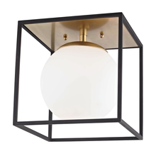 Mitzi by Hudson Valley Lighting H141501L-AGB/BK - Aira Flush Mount