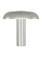 Visual Comfort & Co. Modern Collection SLTB26627N - Sean Lavin Louver 1-light dimmable LED medium table lamp with polished nickel finish