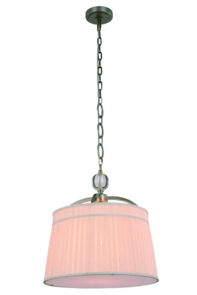 Cara Collection Chandelier D:18 H:20 Lt:1 Vintage Nickel Finish