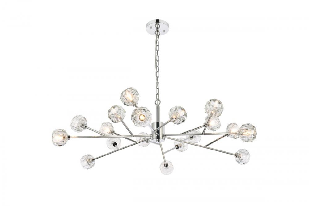 Graham 18 Light Pendant in Chrome