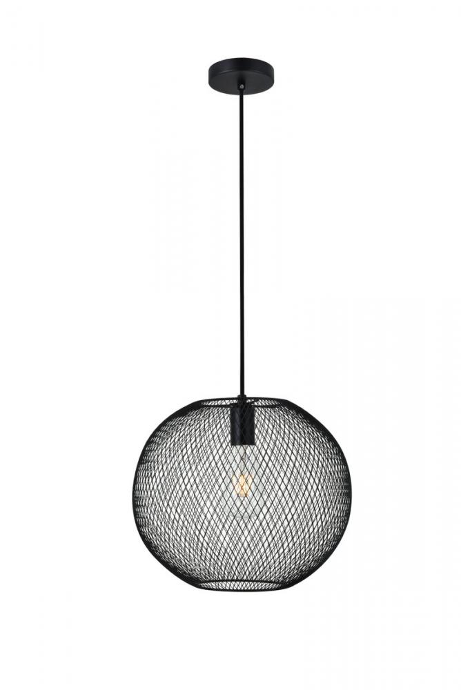 Keller 1 Light Black Pendant