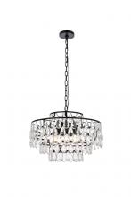 Elegant 1102D20BK - Mila 20 Inch Pendant in Black