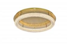 Elegant 3800F30SG - Bowen 29.5 inch LED Flush Mount in Satin Gold