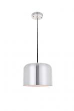 Elegant LD4071D11BN - Etude 1 Light Brushed Nickel Pendant