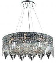 Elegant V2031D28C/RC - MaxIme 12 Light Chrome Chandelier Clear Royal Cut Crystal