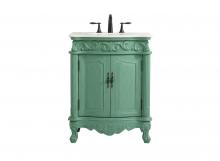 Elegant VF-1008VM - 27 Inch Single Bathroom Vanity in Vintage Mint