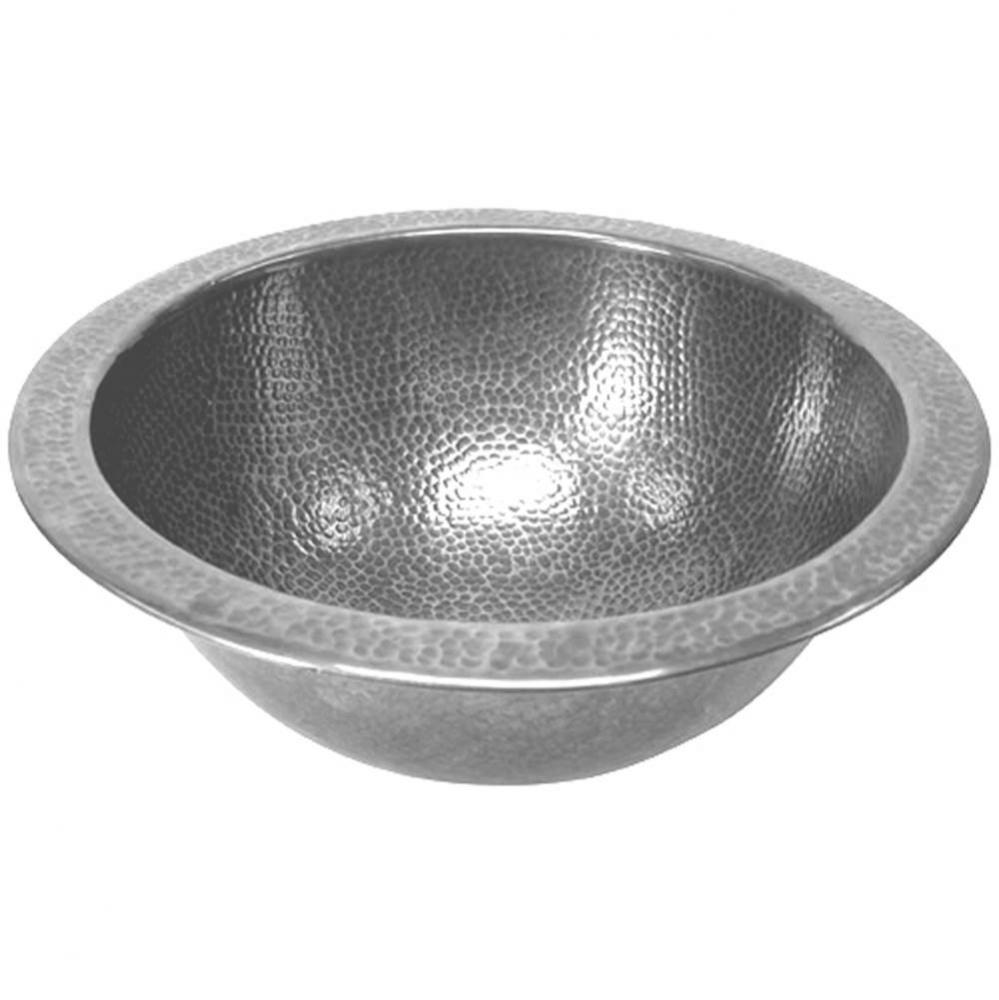 Undermount Copper Lavatory Sink, Pewter