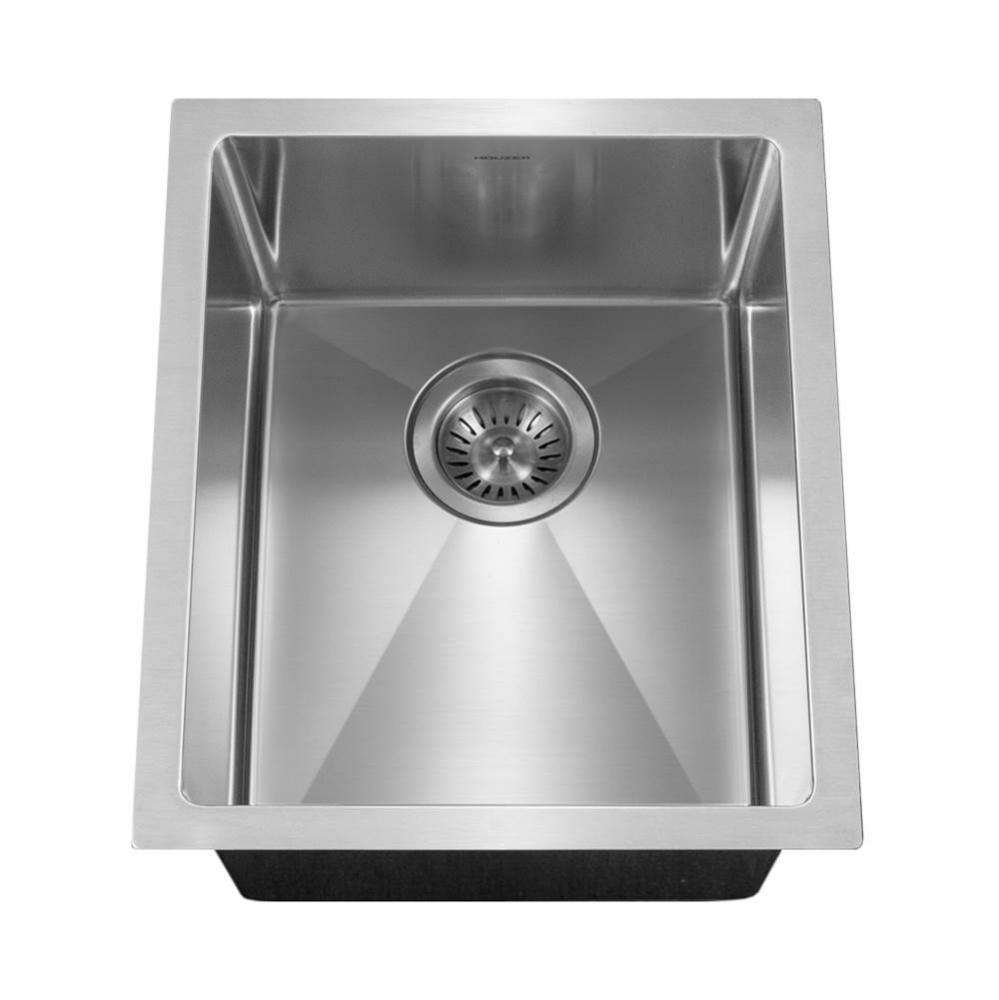 Axiom 12'' 10mm Radius Undermount Prep Bowl Kitchen Sink