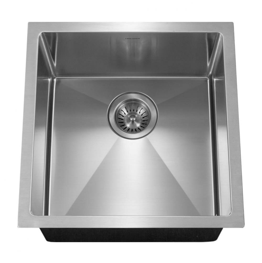 Axiom 17'' 10mm Radius Undermount Prep Bowl Kitchen Sink