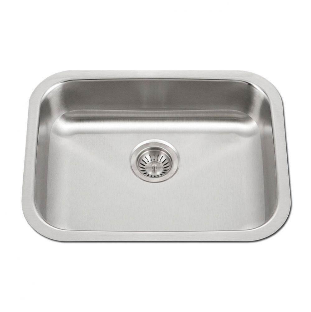 Classic 23'' ADA Undermount Stainless Steel Sink, 6'' Depth, Bulk Pack