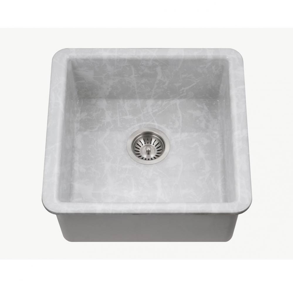 Undermount Fireclay Bar Sink, Marble