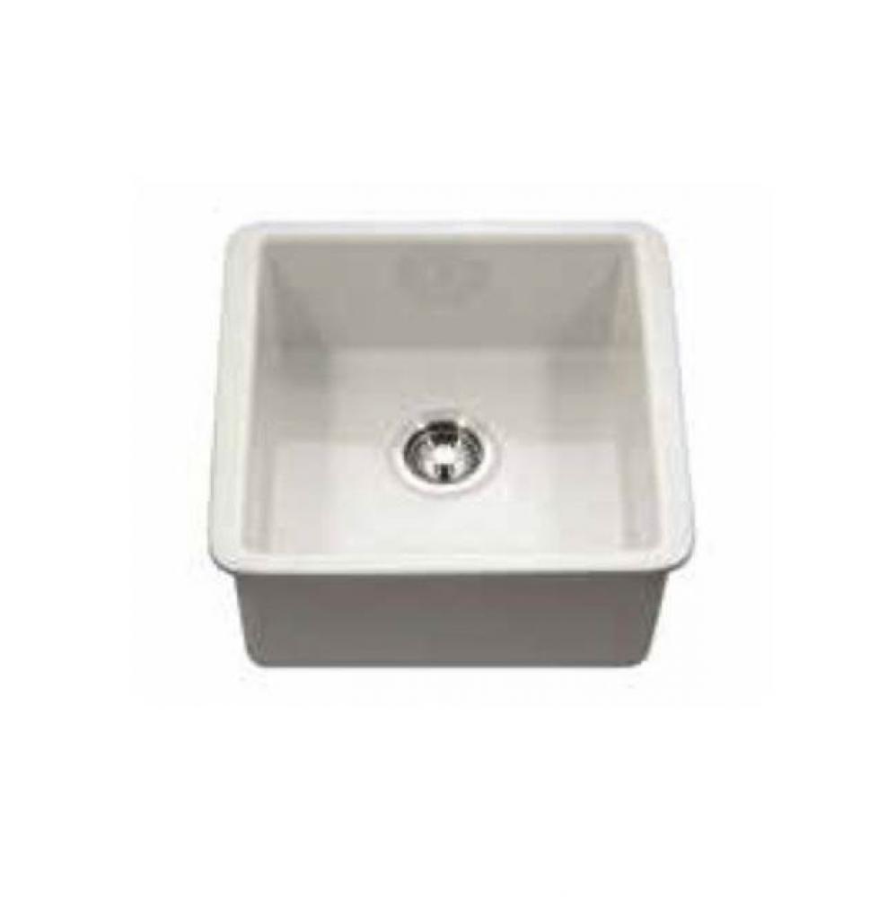 Chelsea 19'' Undermount Fireclay Bar Sink, White