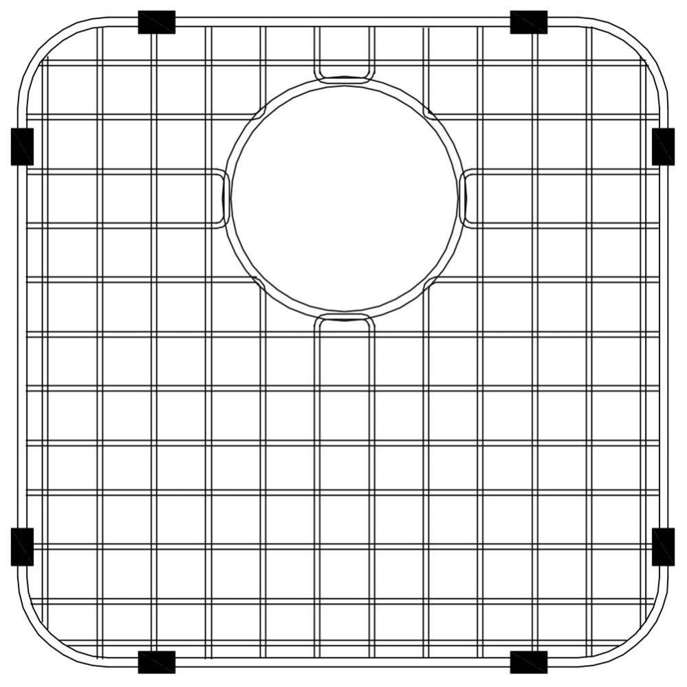 14 1/8'' x 14 1/8'' Wire Grate/Bottom Grid