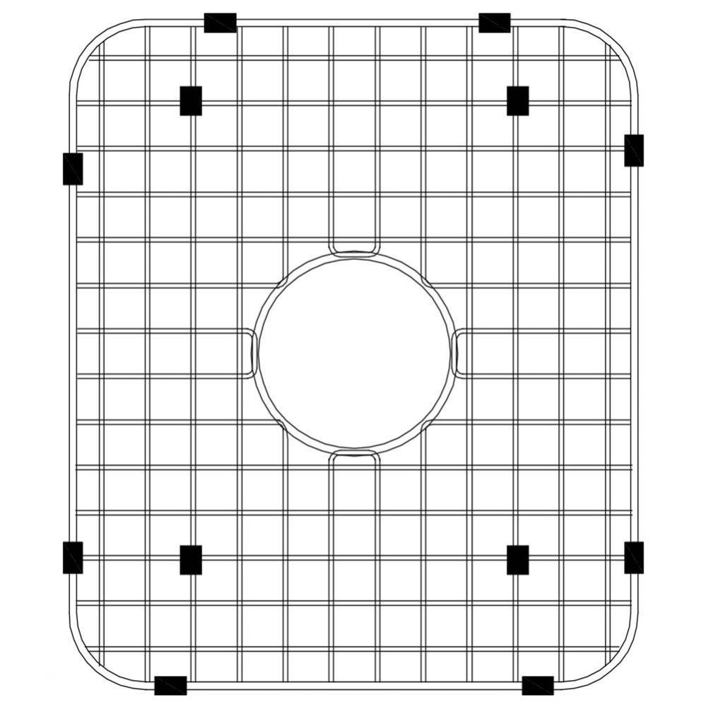 14 1/2'' x 17 3/8'' Wire Grate/Bottom Grid