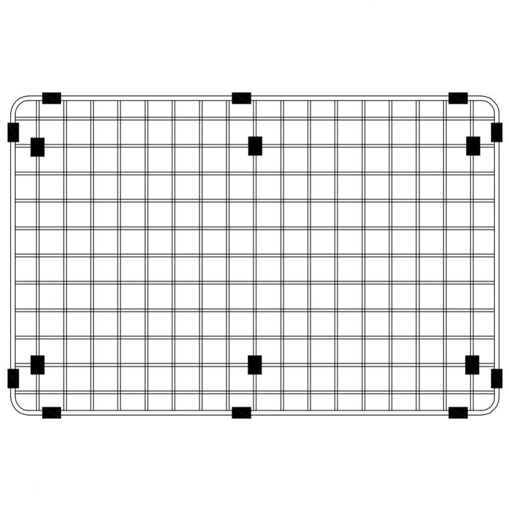 21-1/4'' x 14-13/16'' Wire Grate/Bottom Grid