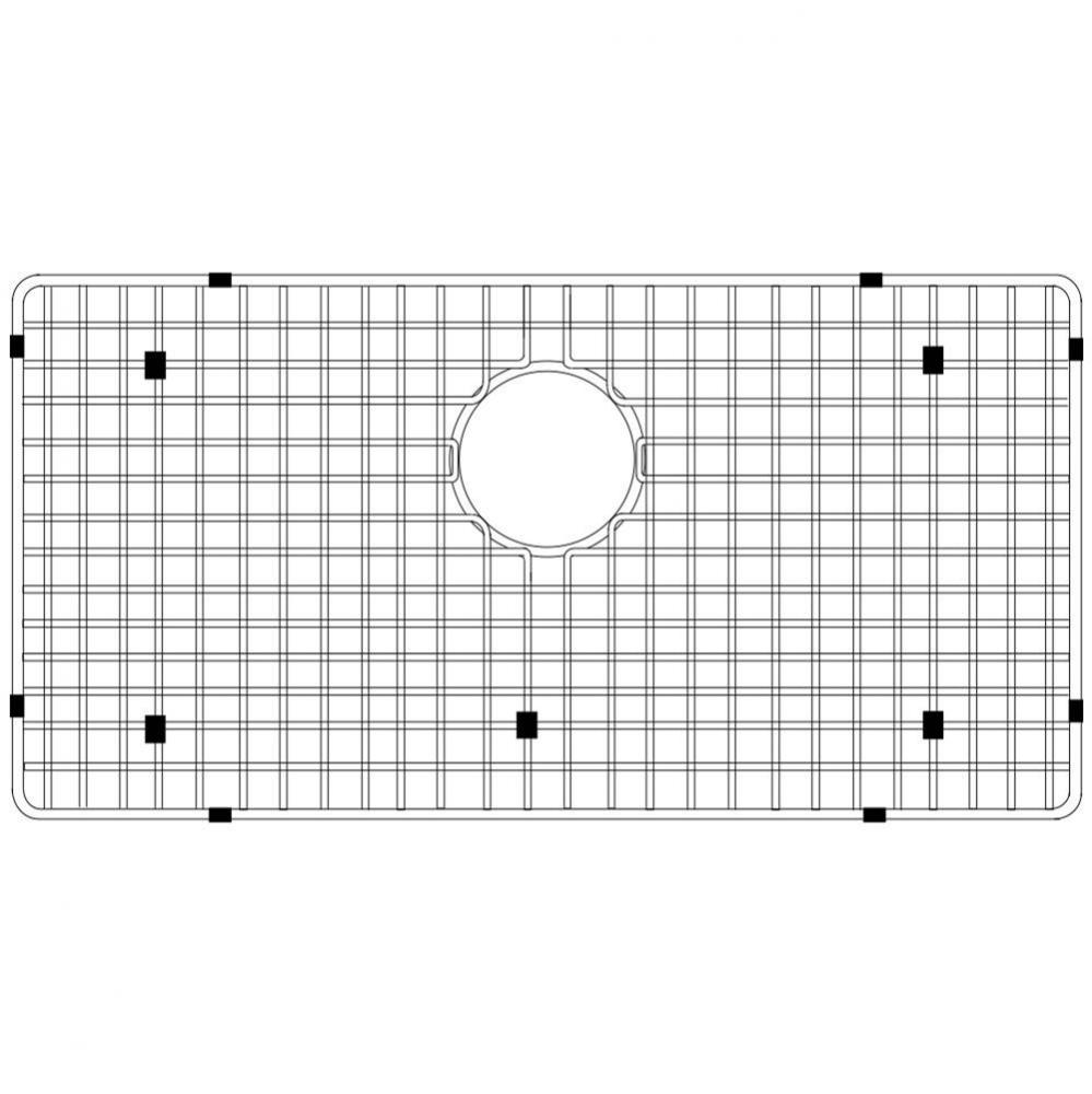 30-1/2'' x 15-1/2'' Wire Grate Bottom Grid