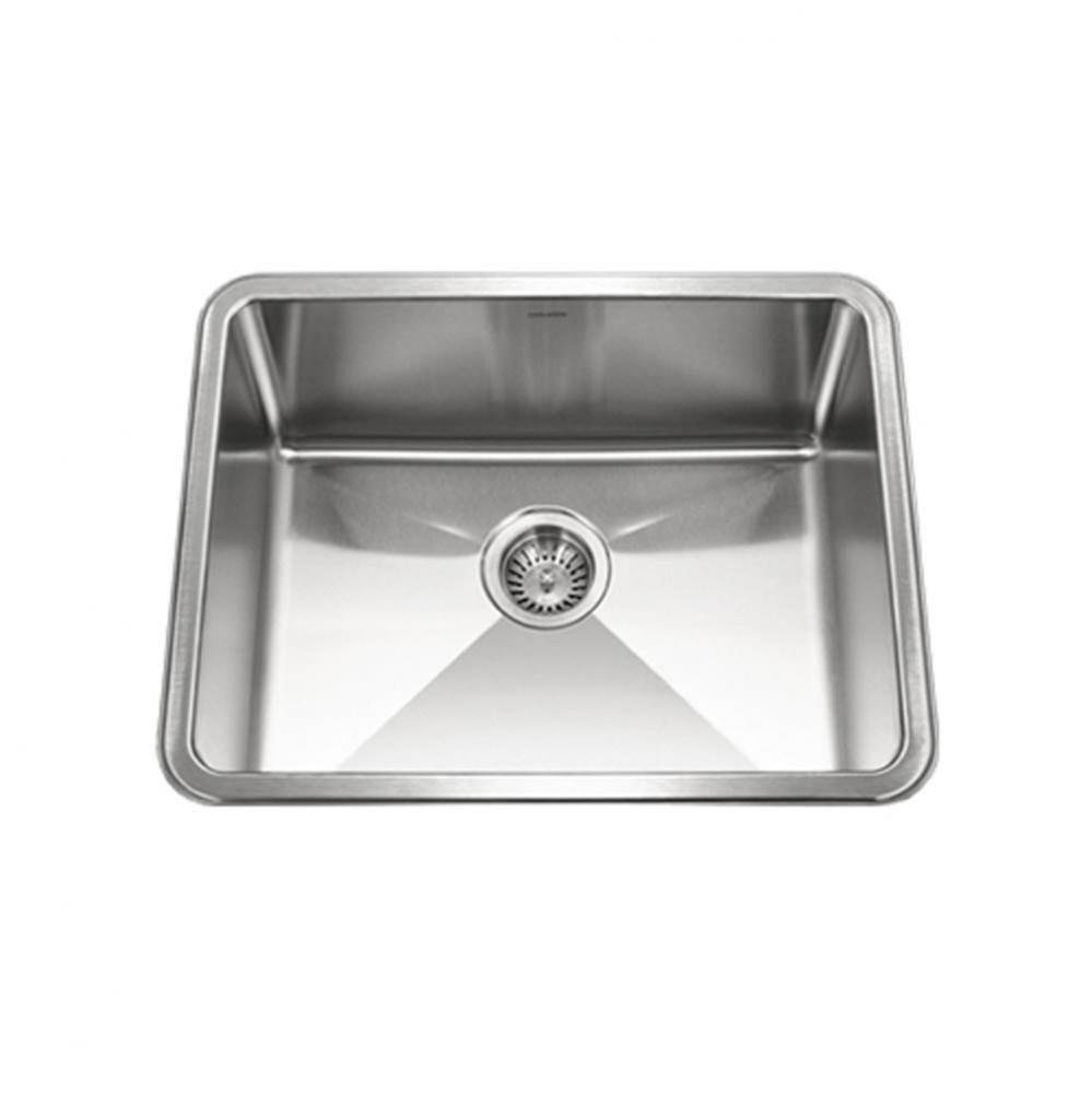 Hydrus 23'' 15MM Radius Undermount Stainless Steel Single Bowl Kitchen Sink