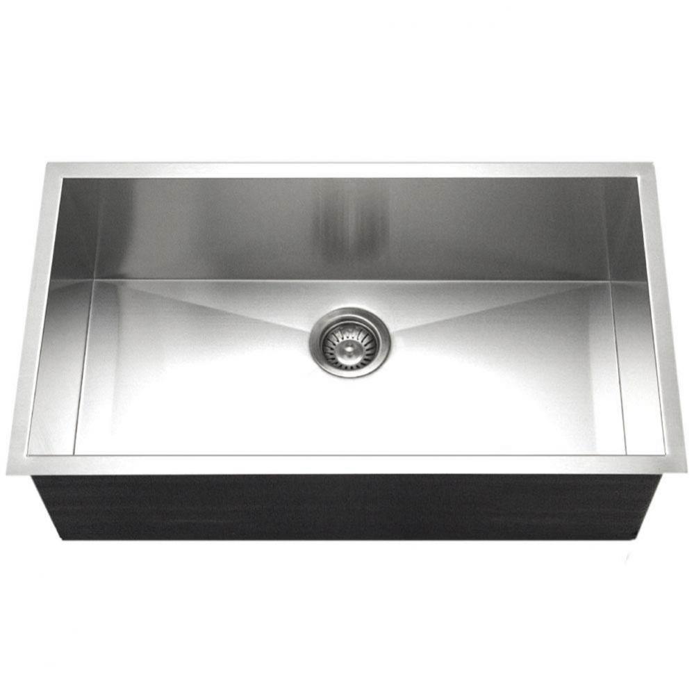 ADA Zero Radius Undermount Stainless Steel Sink