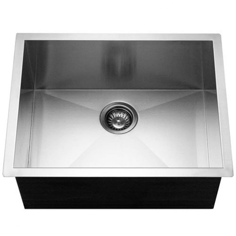 Prizm 23'' Undermount Stainless Steel Single Bowl Kitchen Sink