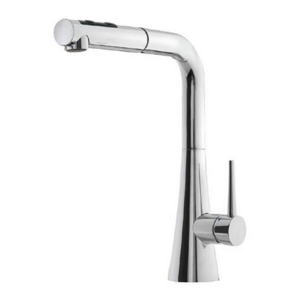 Serenity Dual Function Pull Out Kitchen Faucet in Polished Chrome