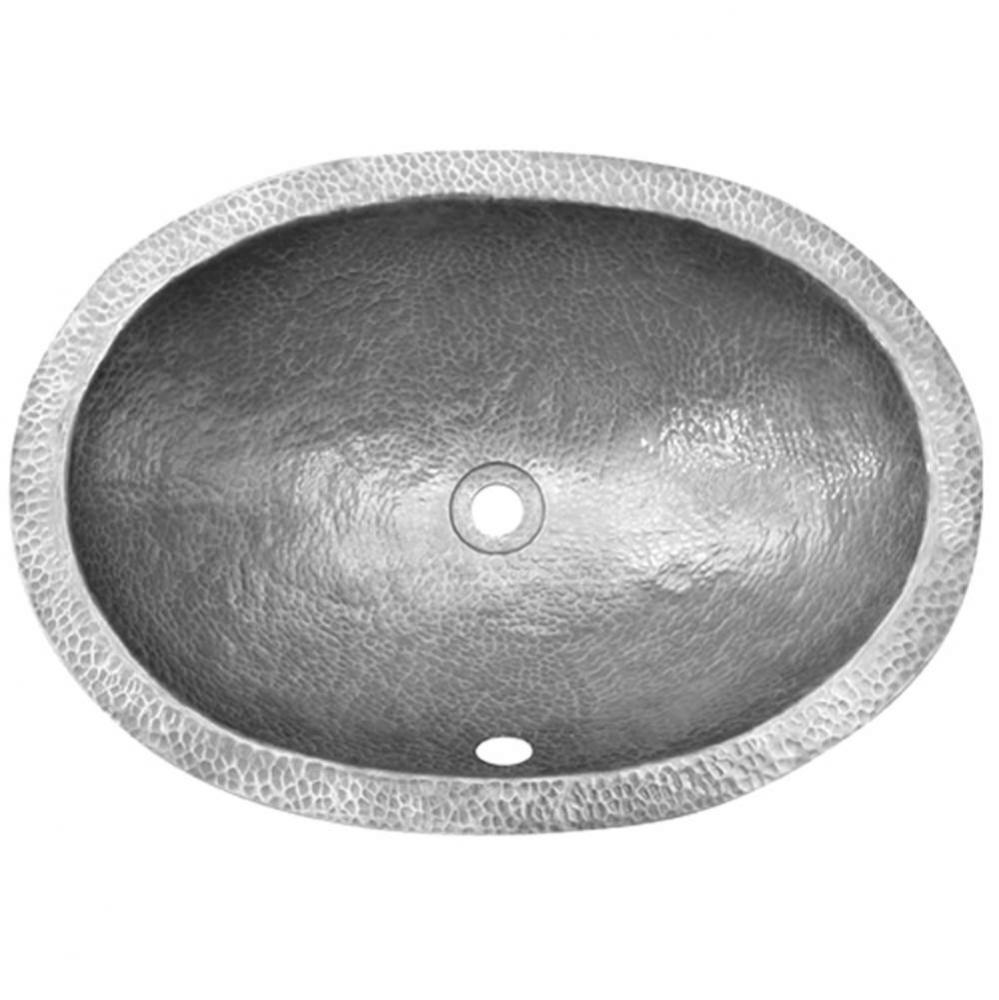 Undermount Pewter Lavatory Sink, Pewter