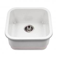 Hamat CHE-1919BU-MZ - Undermount Fireclay Bar Sink, Marble