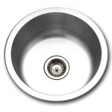 Hamat HOT-18RT-1 - Hotel 18'' Topmount Stainless Steel Round Bar/Prep Sink