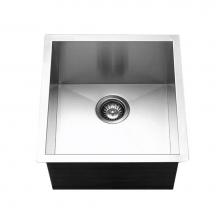 Hamat PADA-1718BU-5-1 - ADA Zero Radius Undermount Stainless Steel Sink