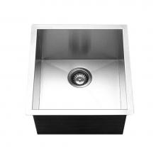 Hamat PADA-1718BU-5.5-1 - ADA Zero Radius Undermount Stainless Steel Sink