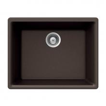 Hamat SIO-2418SU-MO - Granite Undermount Single Bowl Kitchen Sink, Mocha