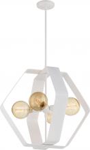 Nuvo 60/6397 - Zen - 1 Light 24" Pendant - White Finish