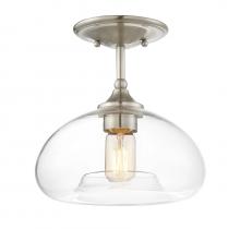 Savoy House Meridian M60017BN - 1-Light Ceiling Light in Brushed Nickel