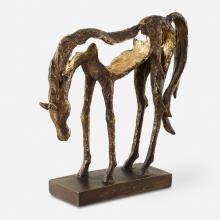 Uttermost 18141 - Openly Grazing Horse Sculpture