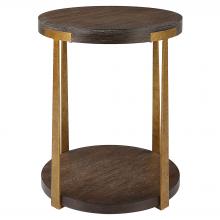 Uttermost 25554 - Palisade Round Wood Side Table