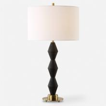 Uttermost 30348-1 - Threefold Black Stone Table Lamp