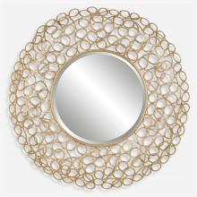 Uttermost 09850 - Swirl Round Gold Mirror