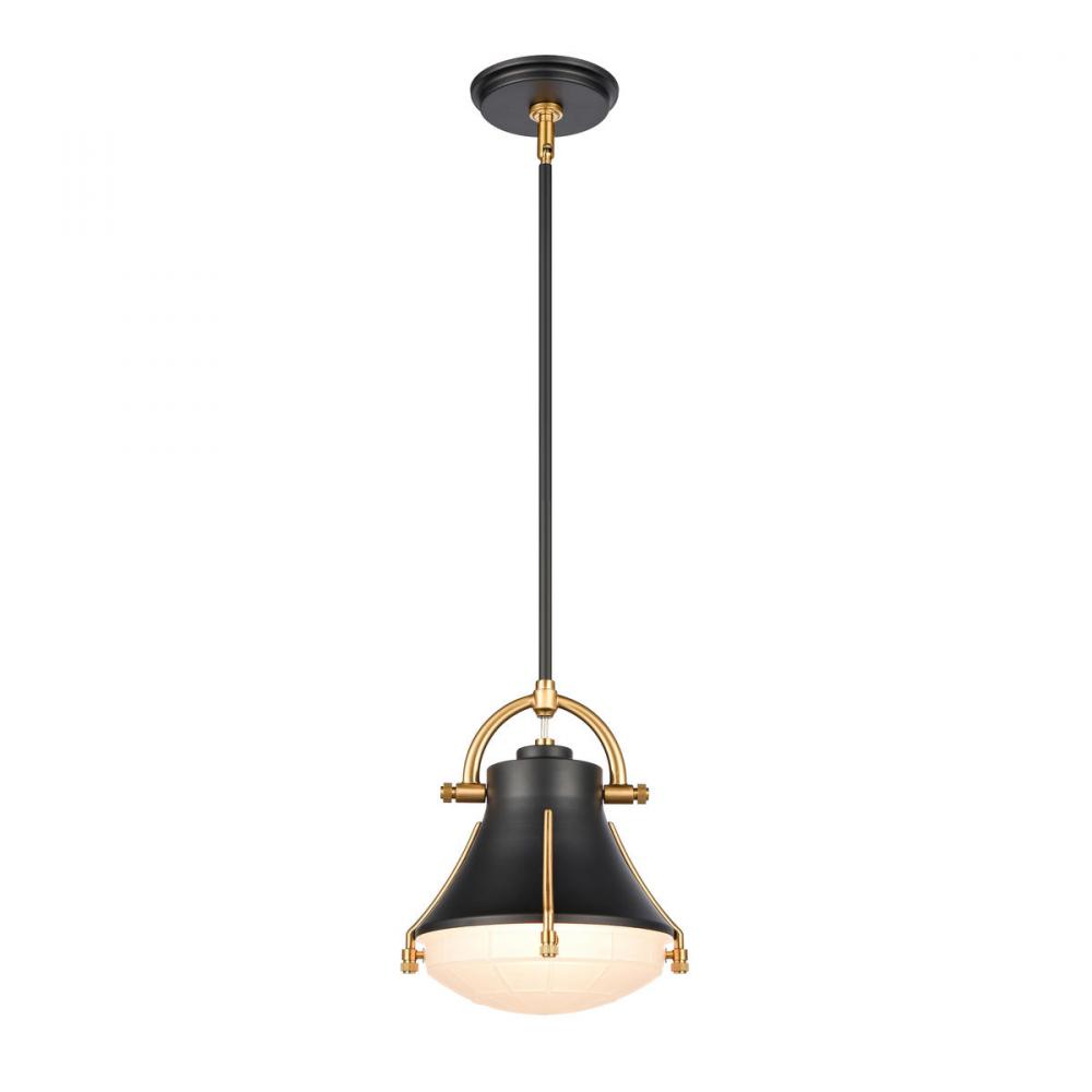 Urbanite 9'' Wide 1-Light Mini Pendant - Matte Black