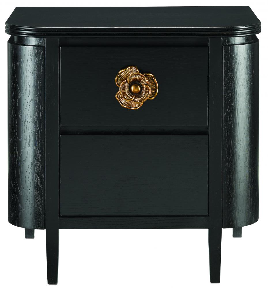 Briallen Black Nightstand