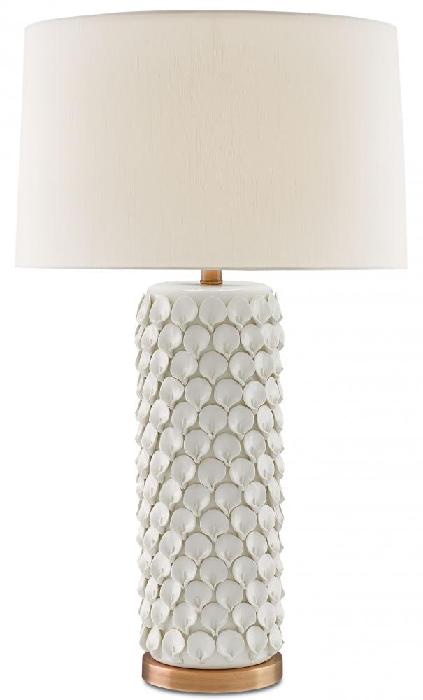 Calla Lily White Table Lamp