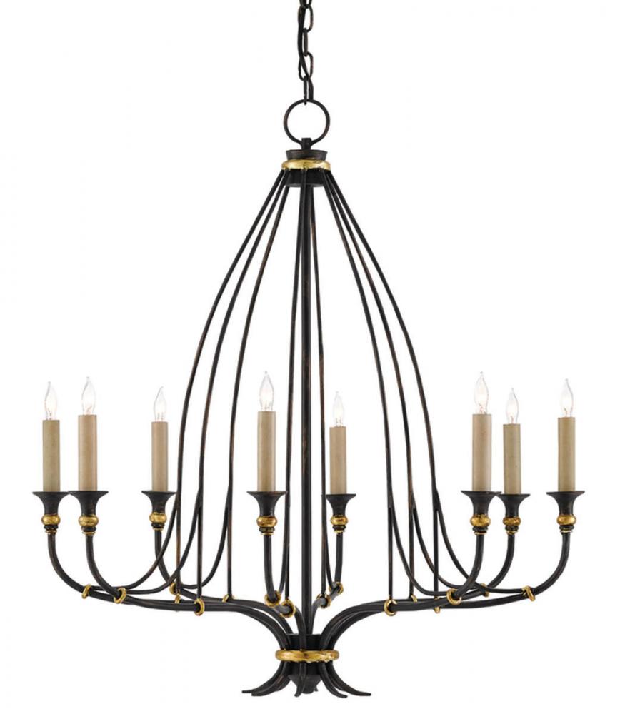 Folgate Small Black Chandelier