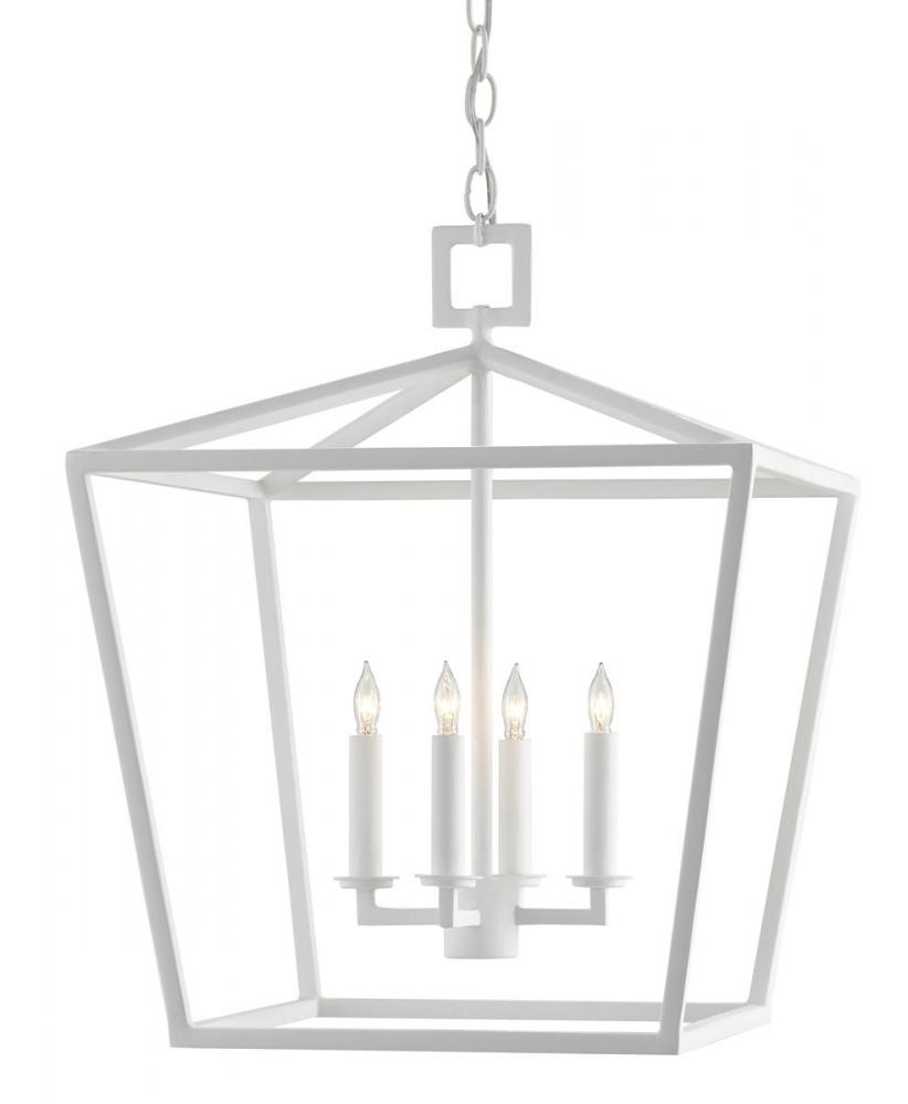 Denison White Medium Lantern