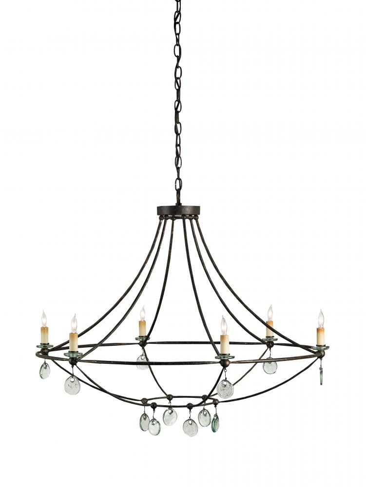 Novella Large Black Chandelier