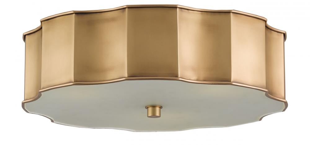 Wexford Brass Flush Mount