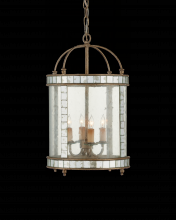 Currey 9229 - Corsica Small Silver Lantern